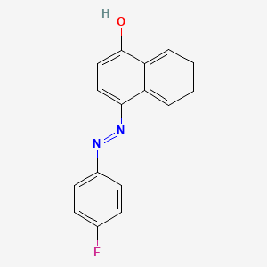 1-Naphthol, 4-(4-fluorophenyl)azo-