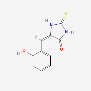 molecular formula C10H8N2O2S B12155733 5-(2'-Hydroxybenzylidene)-2-thiohydantoin 