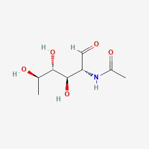 molecular formula C8H15NO5 B1215583 2-Acetamido-2,6-dideoxygalactose CAS No. 35233-39-7