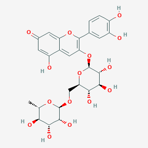 molecular formula C27H30O15 B1215599 cyanidin 3-O-rutinoside betaine 