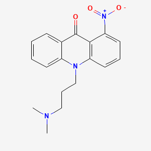 1-Nitro-10-(3-dimethylaminopropyl)acridone hydrochloride