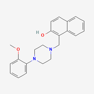 1-{[4-(2-Methoxyphenyl)piperazin-1-yl]methyl}naphthalen-2-ol