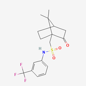 1-(7,7-dimethyl-2-oxobicyclo[2.2.1]hept-1-yl)-N-[3-(trifluoromethyl)phenyl]methanesulfonamide