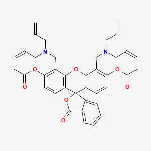 molecular formula C38H38N2O7 B1215610 Dmda-fluorescein CAS No. 85713-99-1