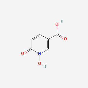 molecular formula C6H5NO4 B1215616 6-Hydroxyisonicotinic acid N-oxide CAS No. 90037-89-1