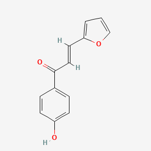 molecular formula C13H10O3 B12156178 (E)-3-(furan-2-yl)-1-(4-hydroxyphenyl)prop-2-en-1-one CAS No. 1141-60-2