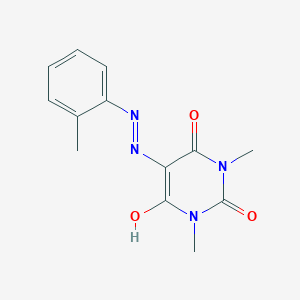 1,3-Dimethyl-5-[(2-methylphenyl)hydrazinylidene]-1,3-diazinane-2,4,6-trione