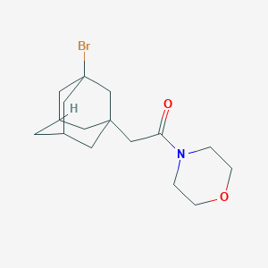 molecular formula C16H24BrNO2 B12156331 2-(3-Bromoadamantan-1-yl)-1-(morpholin-4-yl)ethan-1-one 