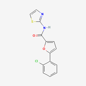 5-(2-chlorophenyl)-N-(1,3-thiazol-2-yl)furan-2-carboxamide