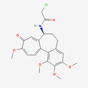 molecular formula C22H24ClNO6 B1215657 Colchicine, 17-chloro- CAS No. 26279-89-0