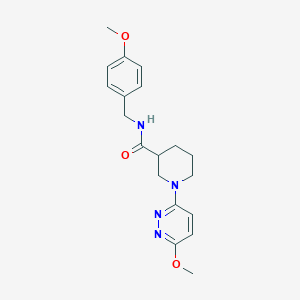 N-(4-methoxybenzyl)-1-(6-methoxypyridazin-3-yl)piperidine-3-carboxamide