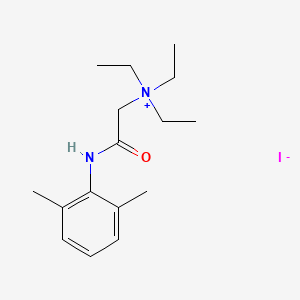 molecular formula C16H27IN2O B1215698 Lidocaine ethiodide CAS No. 85708-79-8