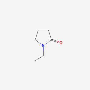 molecular formula C6H11NO B1215724 1-乙基-2-吡咯烷酮 CAS No. 2687-91-4