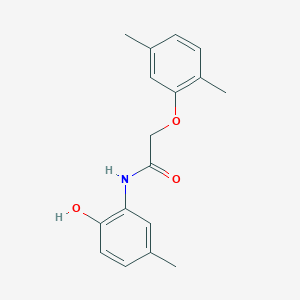 molecular formula C17H19NO3 B1215732 2-(2,5-dimethylphenoxy)-N-(2-hydroxy-5-methylphenyl)acetamide 