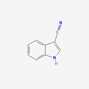 molecular formula C9H6N2 B1215734 3-氰基吲哚 CAS No. 5457-28-3