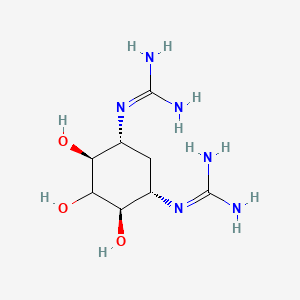 molecular formula C8H18N6O3 B1215738 2-Deoxystreptidine 