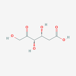 molecular formula C6H10O6 B1215739 2-deoxy-D-gluc-5-ulosonic acid 
