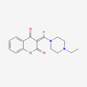 (Z)-3-((4-ethylpiperazin-1-yl)methylene)chroman-2,4-dione