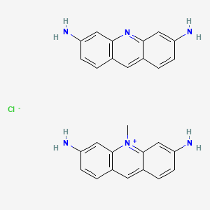 molecular formula C27H25ClN6 B1215748 Acriflavine CAS No. 65589-70-0