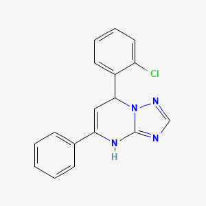 7-(2-Chlorophenyl)-5-phenyl-4,7-dihydro[1,2,4]triazolo[1,5-a]pyrimidine