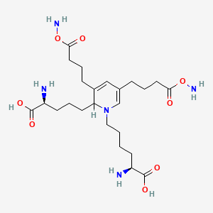 B1215772 Dihydroisodesmosine CAS No. 53733-89-4