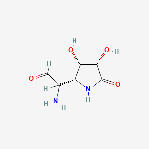 molecular formula C6H10N2O4 B1215775 Amino sugar U 7 CAS No. 88760-87-6