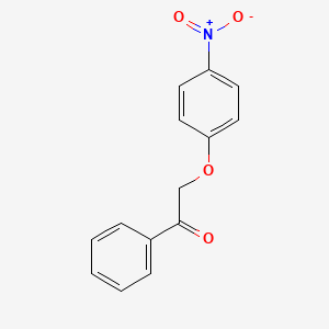 B1215778 2-(4-Nitrophenoxy)-1-phenylethanone CAS No. 18065-03-7