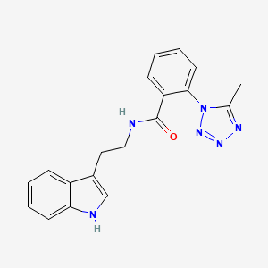 N-[2-(1H-indol-3-yl)ethyl]-2-(5-methyl-1H-tetrazol-1-yl)benzamide