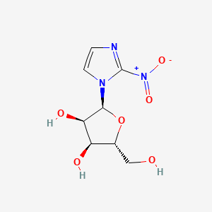 B1215794 2-Nitro-1-alpha-D-ribofuranosyl-1H-imidazole CAS No. 67773-77-7