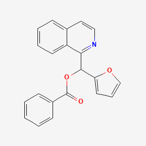 molecular formula C21H15NO3 B12158077 2-Furylisoquinolylmethyl benzoate 