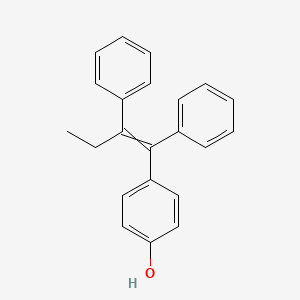 molecular formula C22H20O B1215808 4-(1,2-Diphenylbut-1-enyl)phenol CAS No. 68684-63-9