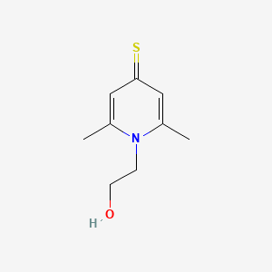 molecular formula C9H13NOS B12158110 1-(2-hydroxyethyl)-2,6-dimethylpyridine-4(1H)-thione 