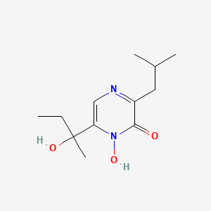 molecular formula C12H20N2O3 B1215819 Hydroxyaspergillic acid CAS No. 4562-39-4