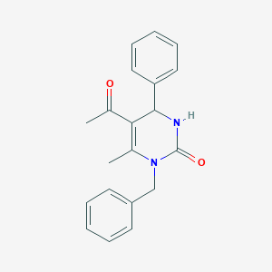 5-acetyl-1-benzyl-6-methyl-4-phenyl-3,4-dihydropyrimidin-2(1H)-one