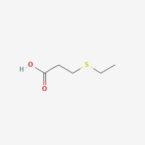 molecular formula C5H10O2S B1215823 3-(乙硫基)丙酸 CAS No. 7244-82-8