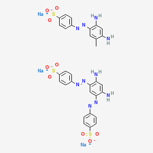 molecular formula C31H27N10Na3O9S3 B1215824 Brown FK CAS No. 8062-14-4
