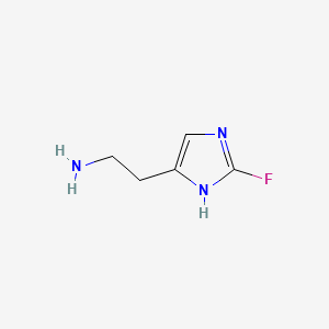 molecular formula C5H8FN3 B1215833 2-Fluorohistamine CAS No. 50581-18-5