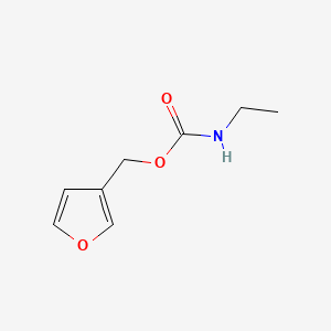 molecular formula C8H11NO3 B1215860 呋喃-3-基甲基N-乙基氨基甲酸酯 CAS No. 50884-33-8