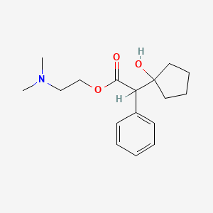 molecular formula C17H25NO3 B1215867 环戊酯 CAS No. 512-15-2