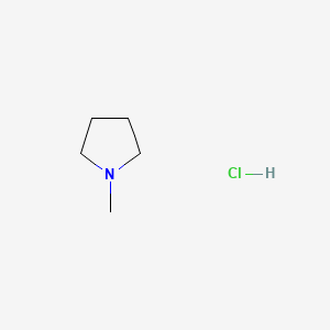 molecular formula C5H12ClN B1215874 N-Methylpyrrolidine hydrochloride CAS No. 36520-42-0