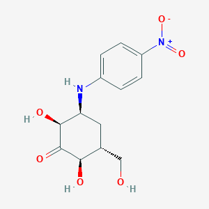 molecular formula C13H16N2O6 B1215882 4-Nitrophenyl-3-ketovalidamine 