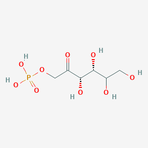 molecular formula C6H13O9P B1215884 (3S,4R)-Ketose 1-phosphate 