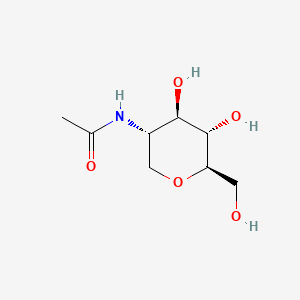 molecular formula C8H15NO5 B1215897 2-(Acetylamino)-1,5-Anhydro-2-Deoxy-D-Glucitol CAS No. 74034-09-6
