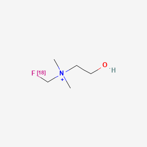 molecular formula C5H13FNO+ B1215901 Fluorocholine F-18 CAS No. 475572-73-7