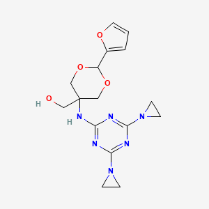 molecular formula C16H20N6O4 B1215915 Furisyl CAS No. 67026-18-0