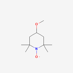 molecular formula C10H20NO2- B1215925 4-甲氧基-2,2,6,6-四甲基-1-氧化哌啶 CAS No. 95407-69-5
