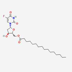 B1215929 5'-O-Palmitoyl-5-fluoro-2'-deoxyuridine CAS No. 96733-83-4