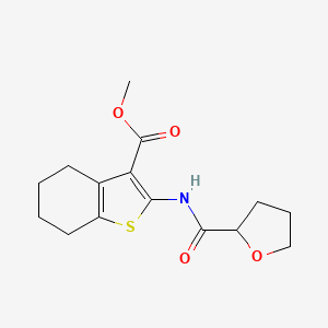 Methyl 2-[(tetrahydrofuran-2-ylcarbonyl)amino]-4,5,6,7-tetrahydro-1-benzothiophene-3-carboxylate