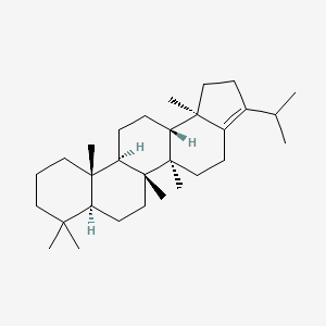 molecular formula C30H50 B1215944 A'-新伽马芹-17(21)-烯 CAS No. 546-99-6