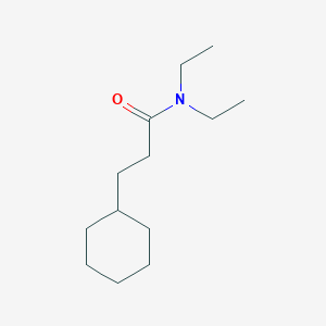 B1215946 3-Cyclohexyl-N,N-diethylpropanamide CAS No. 5469-03-4